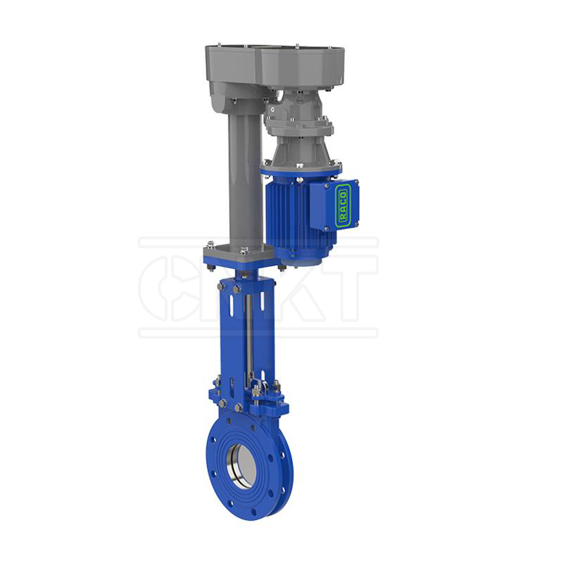 法蘭電液動單向密封刀閘閥KBZ243X/H-10C/P